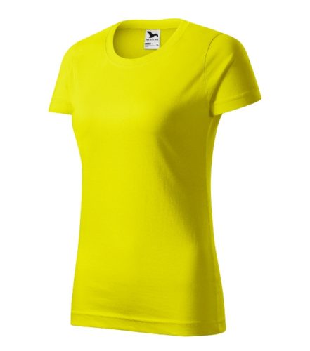 Malfini Basic - Kerek nyakú női póló - Citrom - 2XL