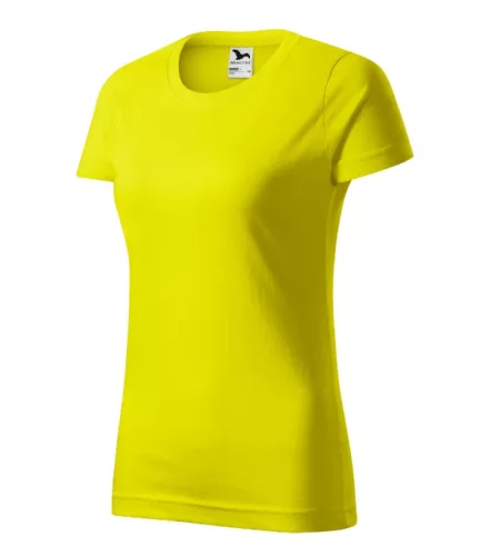 Malfini Basic - Kerek nyakú női póló - Citrom - 2XL