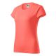 Malfini Basic - Kerek nyakú női póló - Coral - XS