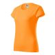 Malfini Basic - Kerek nyakú női póló - Mandarinsárga - 2XL