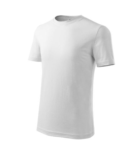 Malfini Classic New - Kerek nyakú gyerek póló - Fehér - 110 cm/4 éves