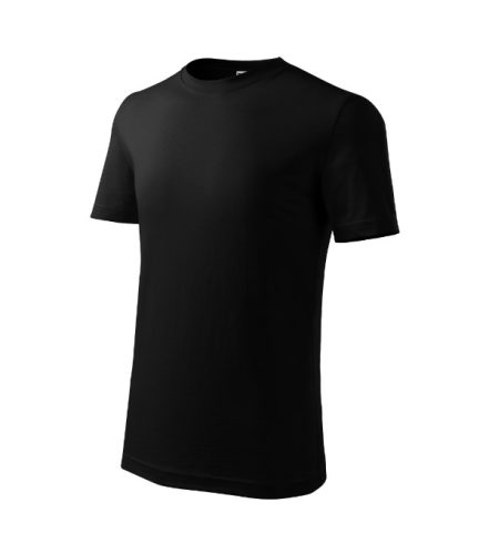 Malfini Classic New - Kerek nyakú gyerek póló - Fekete - 110 cm/4 éves