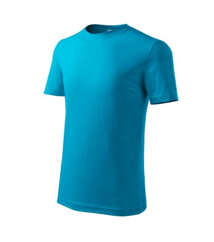 Malfini Classic New - Kerek nyakú gyerek póló - Türkiz - 110 cm/4 éves