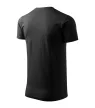 Malfini Heavy New - Kerek nyakú unisex póló - Fekete - XS
