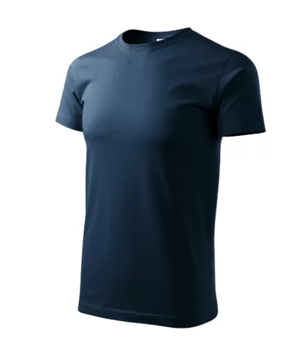 Malfini Heavy New - Kerek nyakú unisex póló - Tengerészkék - XL