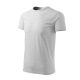 Malfini Heavy New - Kerek nyakú unisex póló - Világosszürke melírozott - M