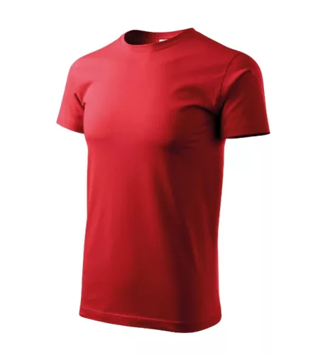 Malfini Heavy New - Kerek nyakú unisex póló - Piros - XS