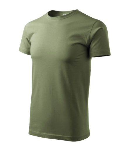 Malfini Heavy New - Kerek nyakú unisex póló - Khaki - M