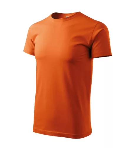 Malfini Heavy New - Kerek nyakú unisex póló - Narancssárga - XS