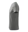 Malfini Heavy New - Kerek nyakú unisex póló - Sötétszürke melírozott - 2XL