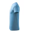 Malfini Heavy New - Kerek nyakú unisex póló - Azúrkék - XS