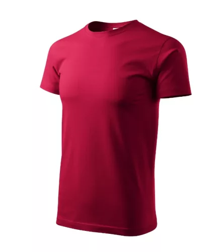 Malfini Heavy New - Kerek nyakú unisex póló - Marlboro piros - XL