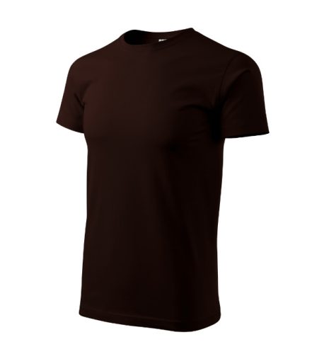 Malfini Heavy New - Kerek nyakú unisex póló - Kávé - XS