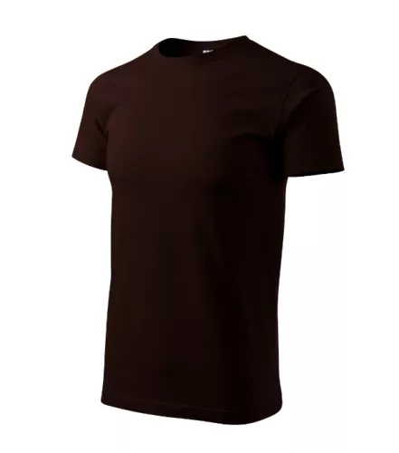 Malfini Heavy New - Kerek nyakú unisex póló - Kávé - XS