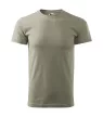 Malfini Heavy New - Kerek nyakú unisex póló - Világos khaki - XS