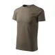 Malfini Heavy New - Kerek nyakú unisex póló - Army - 2XL
