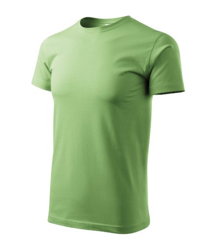 Malfini Heavy New - Kerek nyakú unisex póló - Borsózöld - M