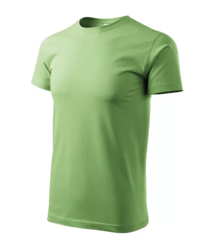Malfini Heavy New - Kerek nyakú unisex póló - Borsózöld - L