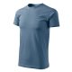 Malfini Heavy New - Kerek nyakú unisex póló - Farmerkék - M