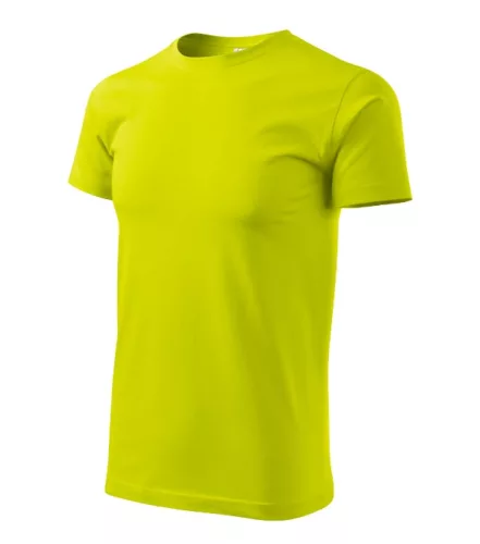 Malfini Heavy New - Kerek nyakú unisex póló - Lime - XS