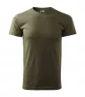Malfini Heavy New - Kerek nyakú unisex póló - Military - XS