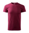 Malfini Heavy New - Kerek nyakú unisex póló - Garnet - 3XL