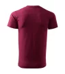 Malfini Heavy New - Kerek nyakú unisex póló - Garnet - 3XL