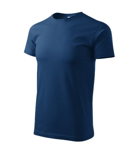 Malfini Heavy New - Kerek nyakú unisex póló - Éjkék - 3XL