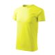 Malfini Heavy New - Kerek nyakú unisex póló - Neon sárga - M