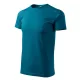Malfini Heavy New - Kerek nyakú unisex póló - Petrol kék - XS