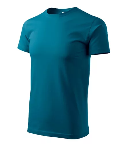Malfini Heavy New - Kerek nyakú unisex póló - Petrol kék - 2XL