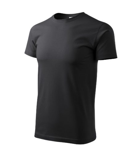 Malfini Heavy New - Kerek nyakú unisex póló - Ébenszürke - M