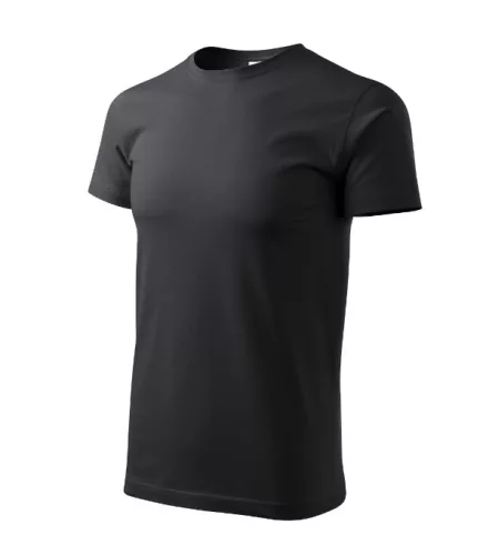 Malfini Heavy New - Kerek nyakú unisex póló - Ébenszürke - L