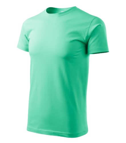 Malfini Heavy New - Kerek nyakú unisex póló - Menta - XS