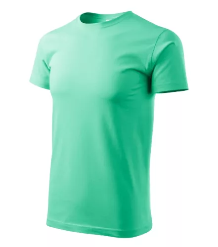 Malfini Heavy New - Kerek nyakú unisex póló - Menta - S