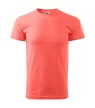 Malfini Heavy New - Kerek nyakú unisex póló - Coral - XL