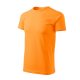 Malfini Heavy New - Kerek nyakú unisex póló - Mandarinsárga - XS