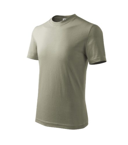 Malfini Basic - Kerek nyakú gyerek póló - Világos khaki - 122 cm/6 éves
