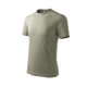 Malfini Basic - Kerek nyakú gyerek póló - Világos khaki - 122 cm/6 éves