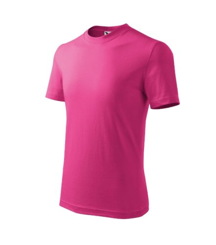 Malfini Basic - Kerek nyakú gyerek póló - Málna - 134 cm/8 éves
