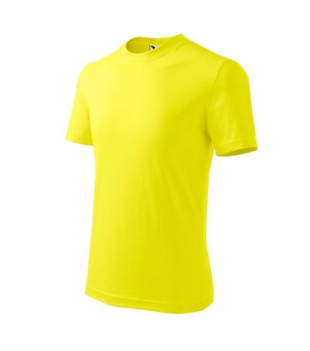 Malfini Basic - Kerek nyakú gyerek póló - Citrom - 110 cm/4 éves
