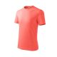 Malfini Basic - Kerek nyakú gyerek póló - Coral - 146 cm/10 éves