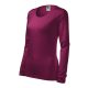 Malfini Slim - Kerek nyakú, hosszú ujjú női póló - Rododendron - 2XL