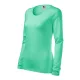 Malfini Slim - Kerek nyakú, hosszú ujjú női póló - Menta - XL