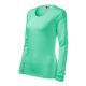 Malfini Slim - Kerek nyakú, hosszú ujjú női póló - Menta - 2XL
