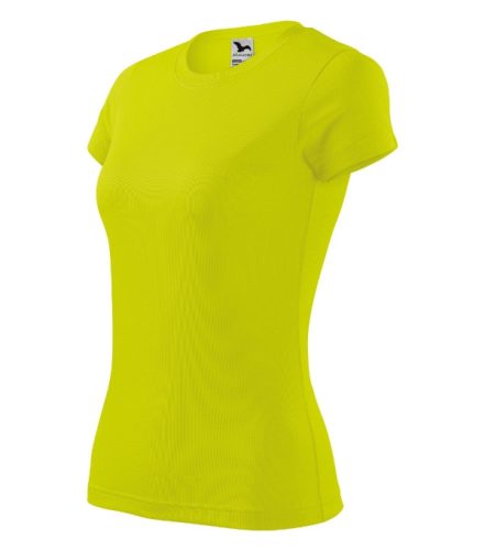 Malfini Fantasy - Kerek nyakú női póló - Neon sárga - XL