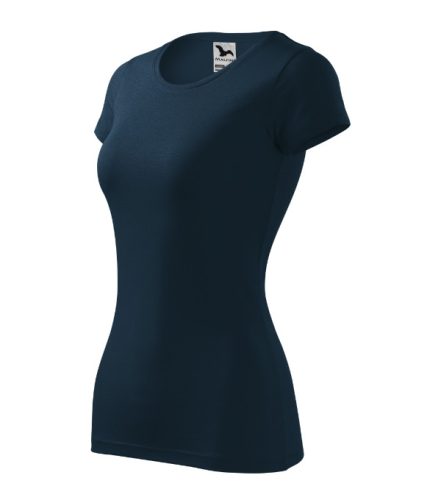 Malfini Glance - Kerek nyakú női póló - Tengerészkék - 2XL