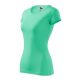 Malfini Glance - Kerek nyakú női póló - Menta - 2XL
