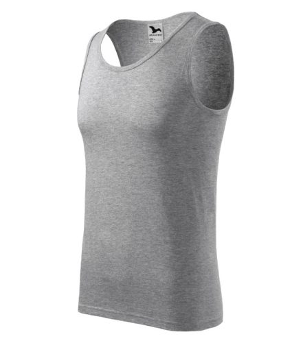 Malfini Core - Kerek nyakú férfi atléta - Sötétszürke melírozott - 2XL