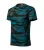 Malfini Camouflage - Kerek nyakú, terepmintás unisex póló - Petrol terepszín - 2XL